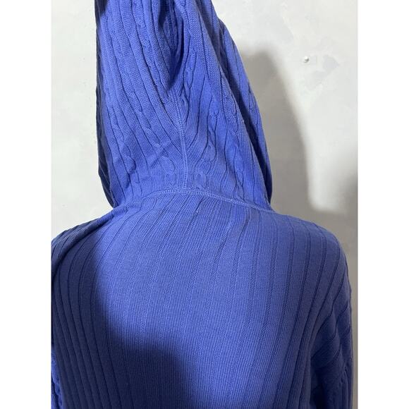 IZOD Women’s Zip Up Blue Light Jacket Hooded Sz XL - Picture 8 of 10